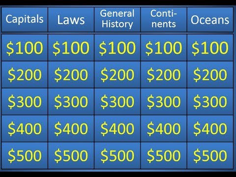 make a jeopardy game template